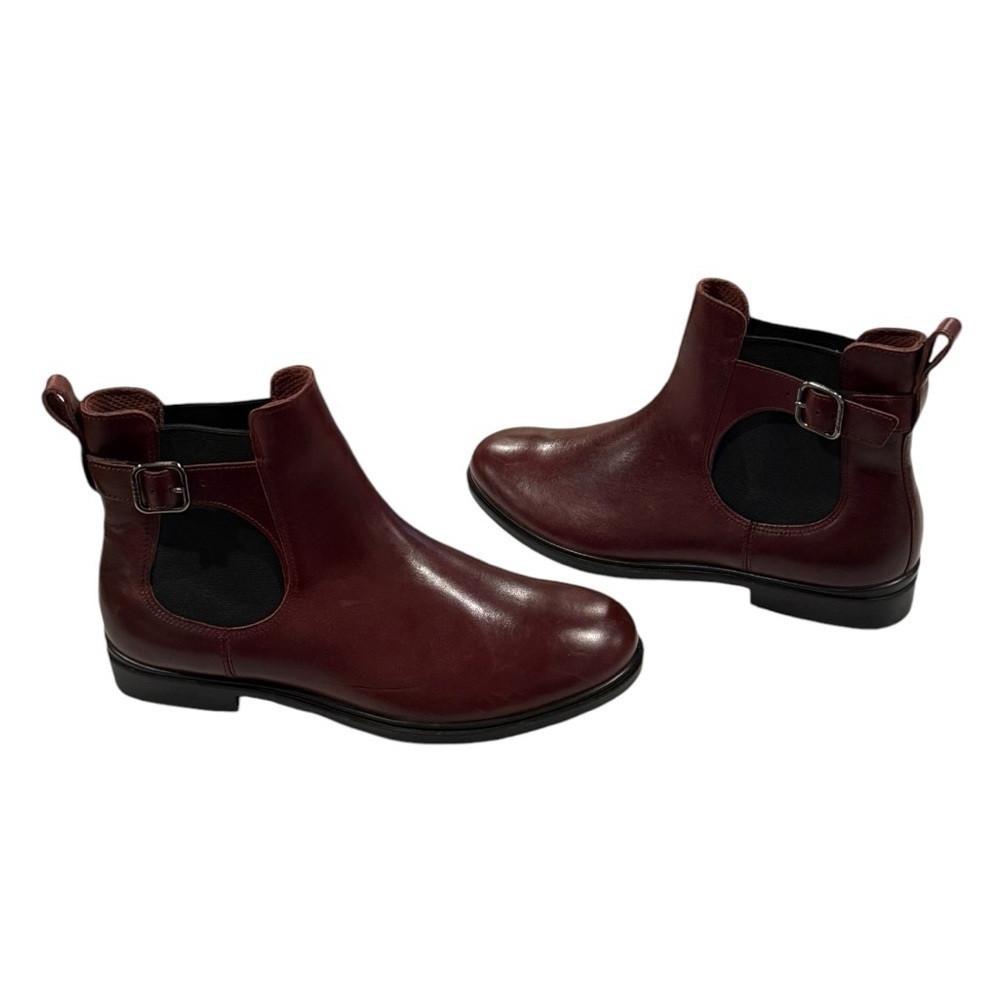 ECCO Women’s Leather Chelsea Ankle Boots Size 9-9.5 - Picture 2 of 11